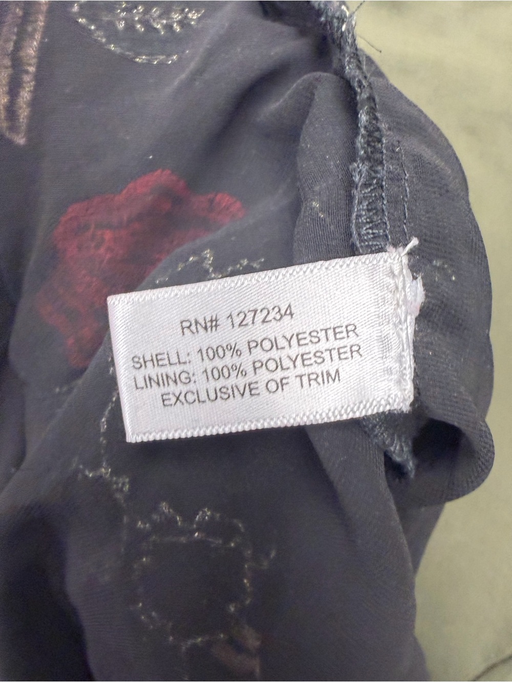 Boston Proper Sequin Beaded Embellished Floral Black Mini Skirt Size 0 - Picture 8 of 8